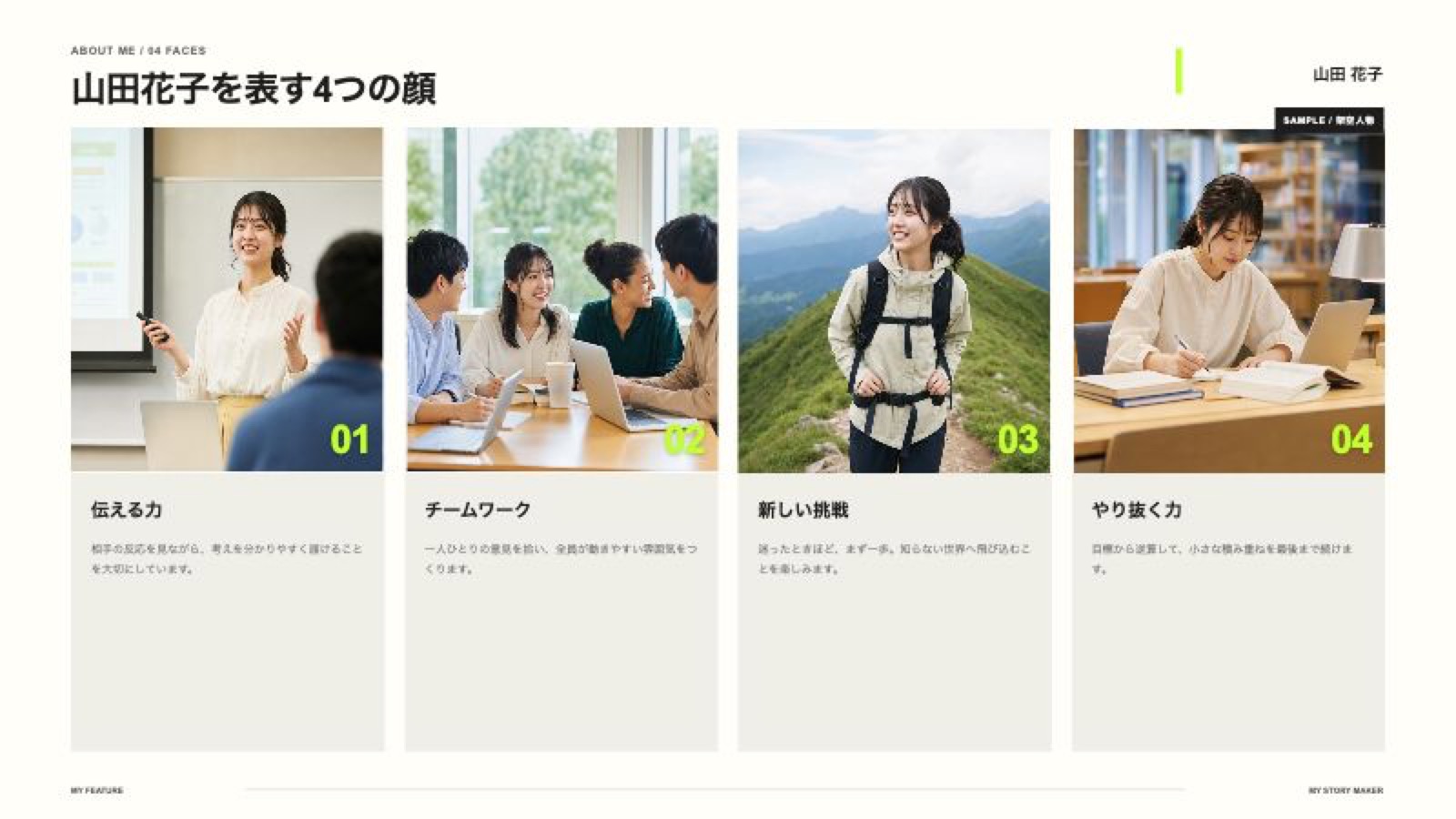 MY FEATUREの完成イメージ